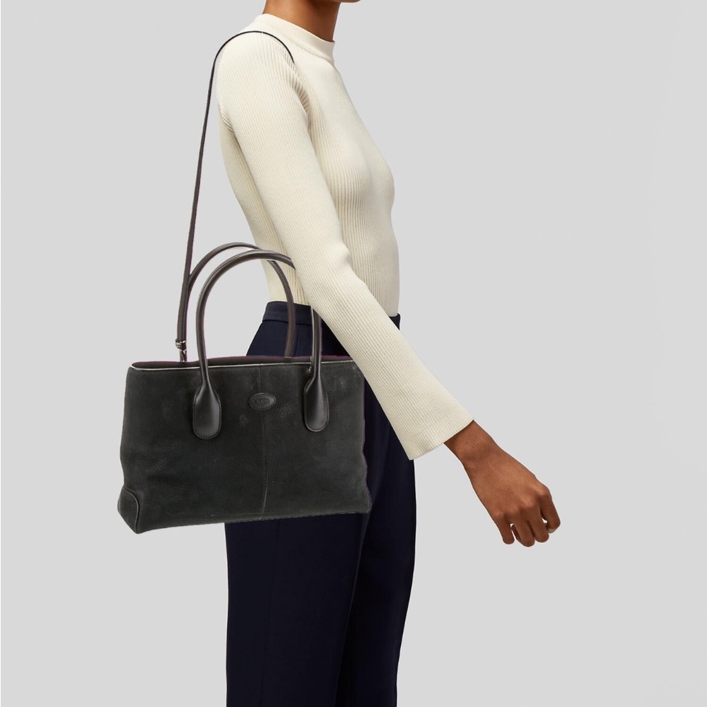 Tod’s suede handle bag